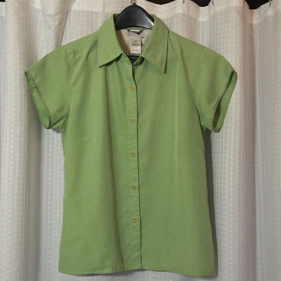 The North Face Green Button-Up Women's Top - Picture 1 of 9